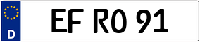 Truck License Plate